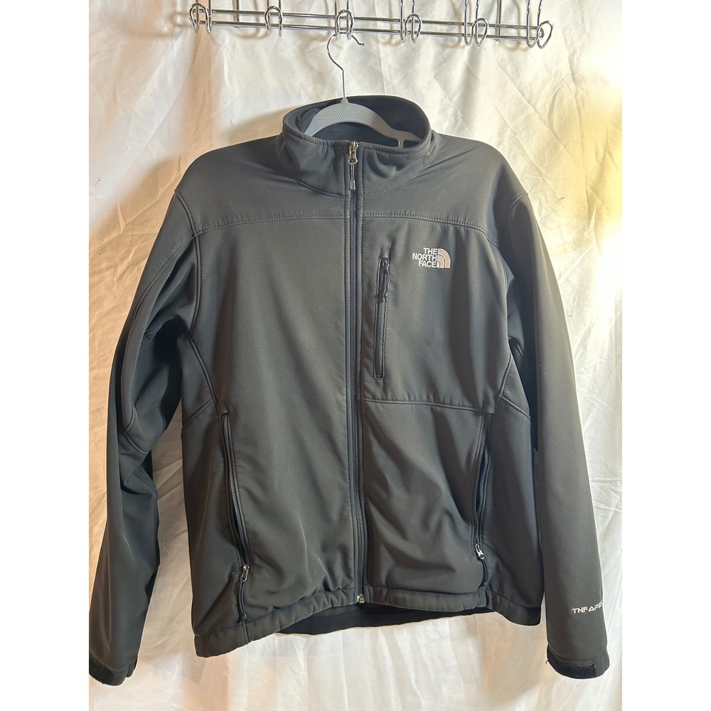 The North Face Apex Bionic Jacket Size M Black Softshell Full Zip Mens